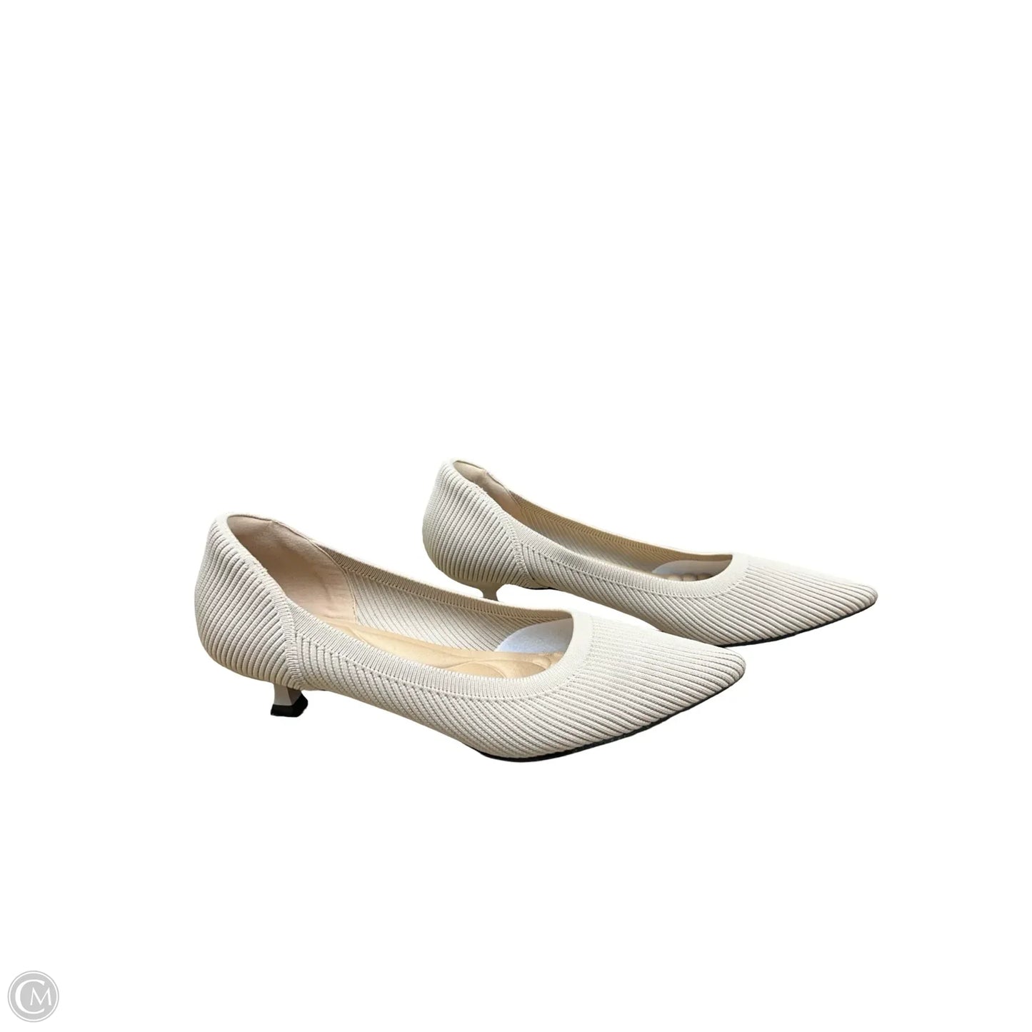 Shoes Heels Kitten By Cmf In Tan, Size: 9.5
