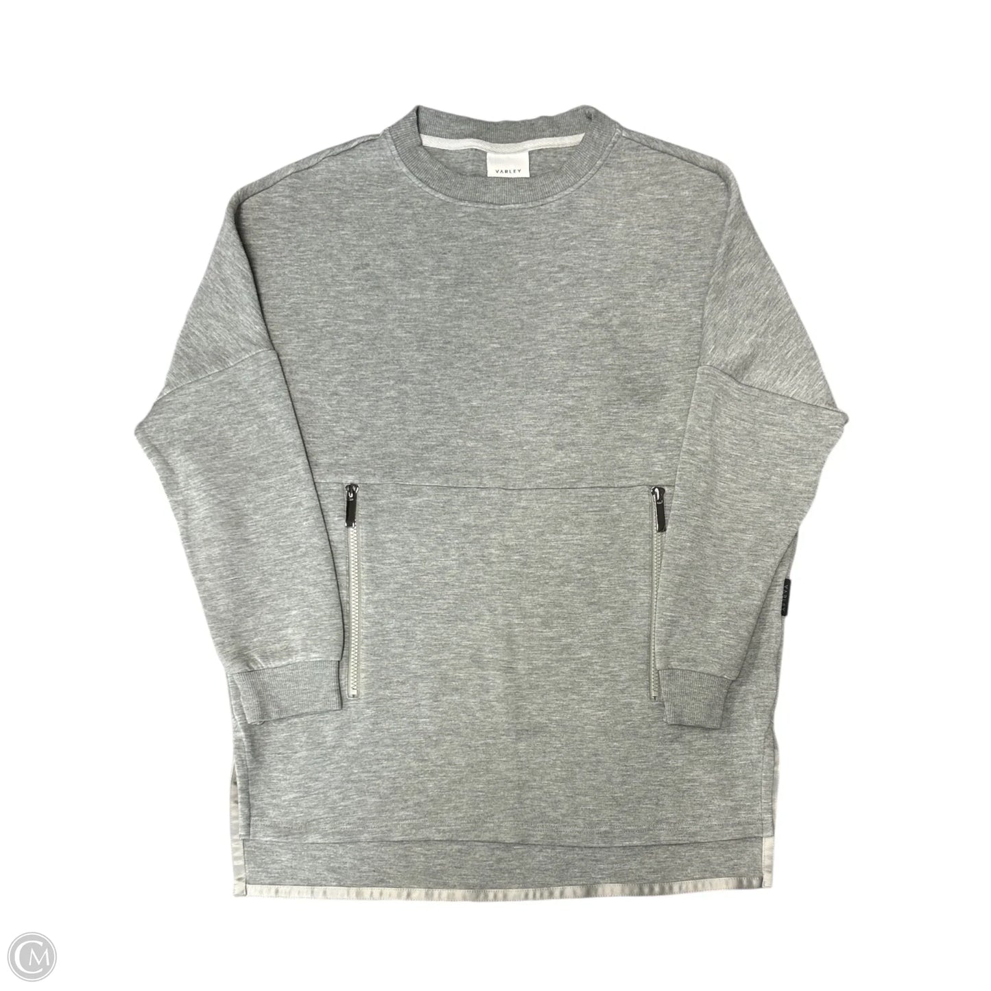 Sweatshirt Crewneck By Varley In Grey, Size: Xs