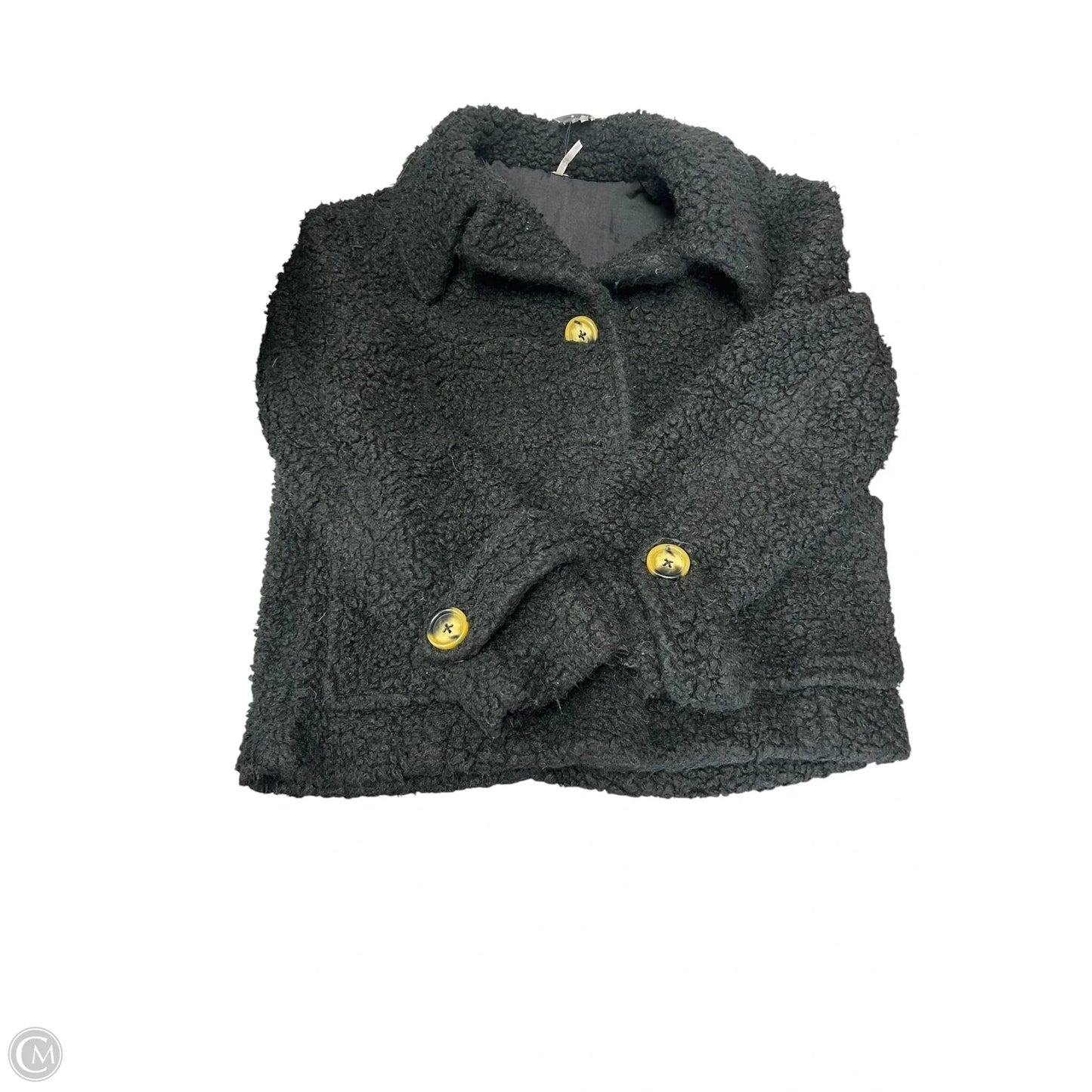 Jacket Faux Fur & Sherpa By Free People In Black, Size: Xs