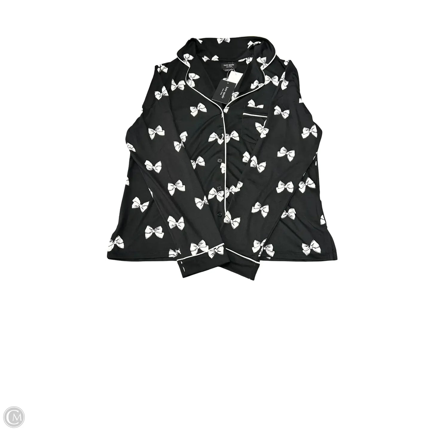 Pajamas Designer By Kate Spade In Black & White, Size: S