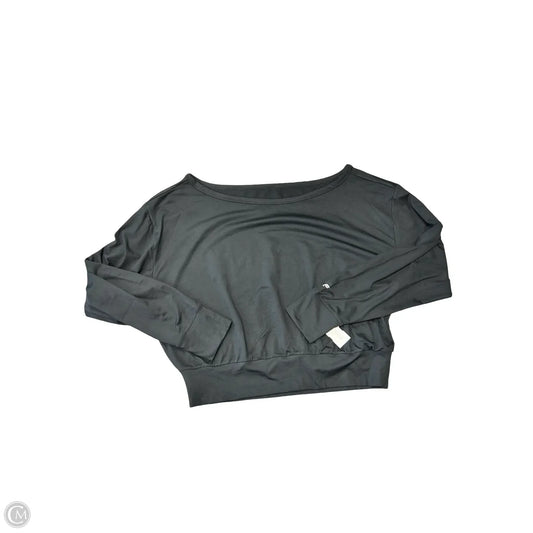 Athletic Top Long Sleeve Crewneck By Fabletics In Black, Size: Xl