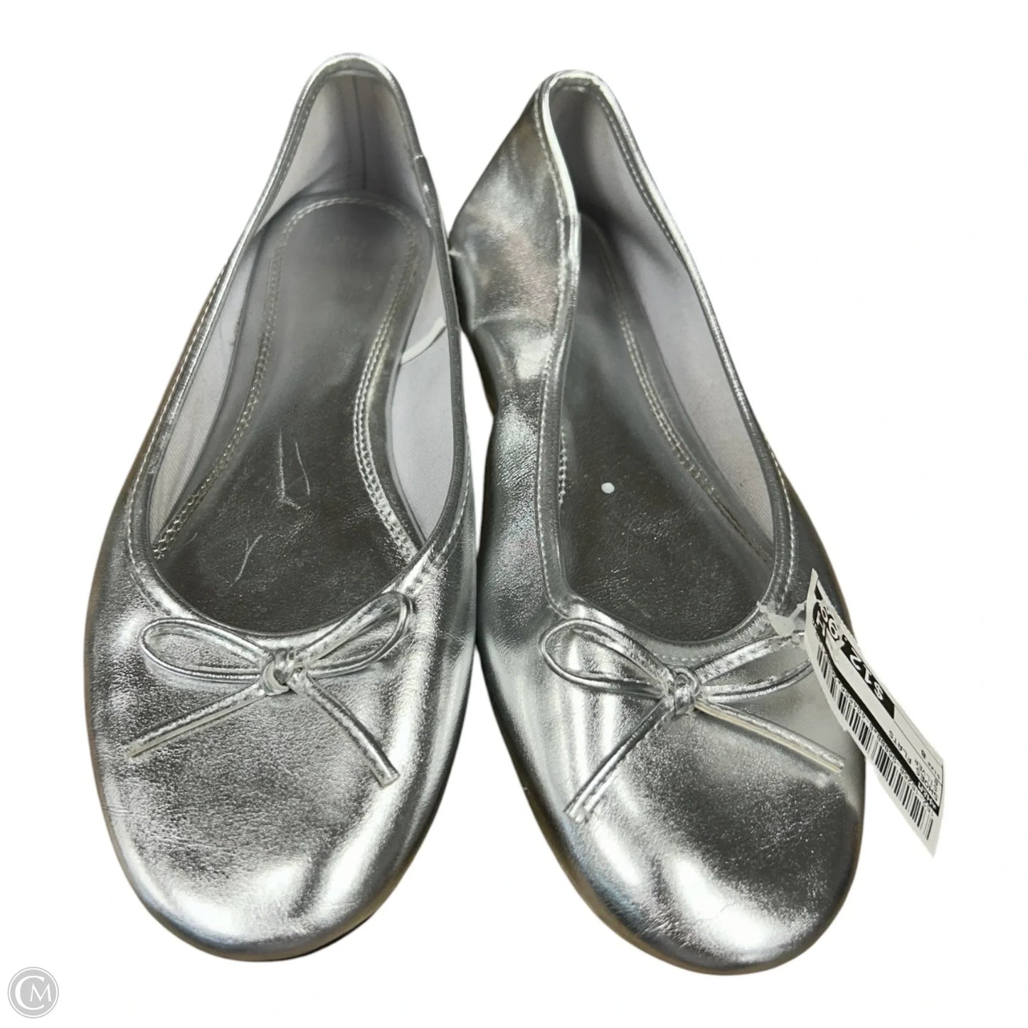 Shoes Flats By H&m In Silver, Size: 8