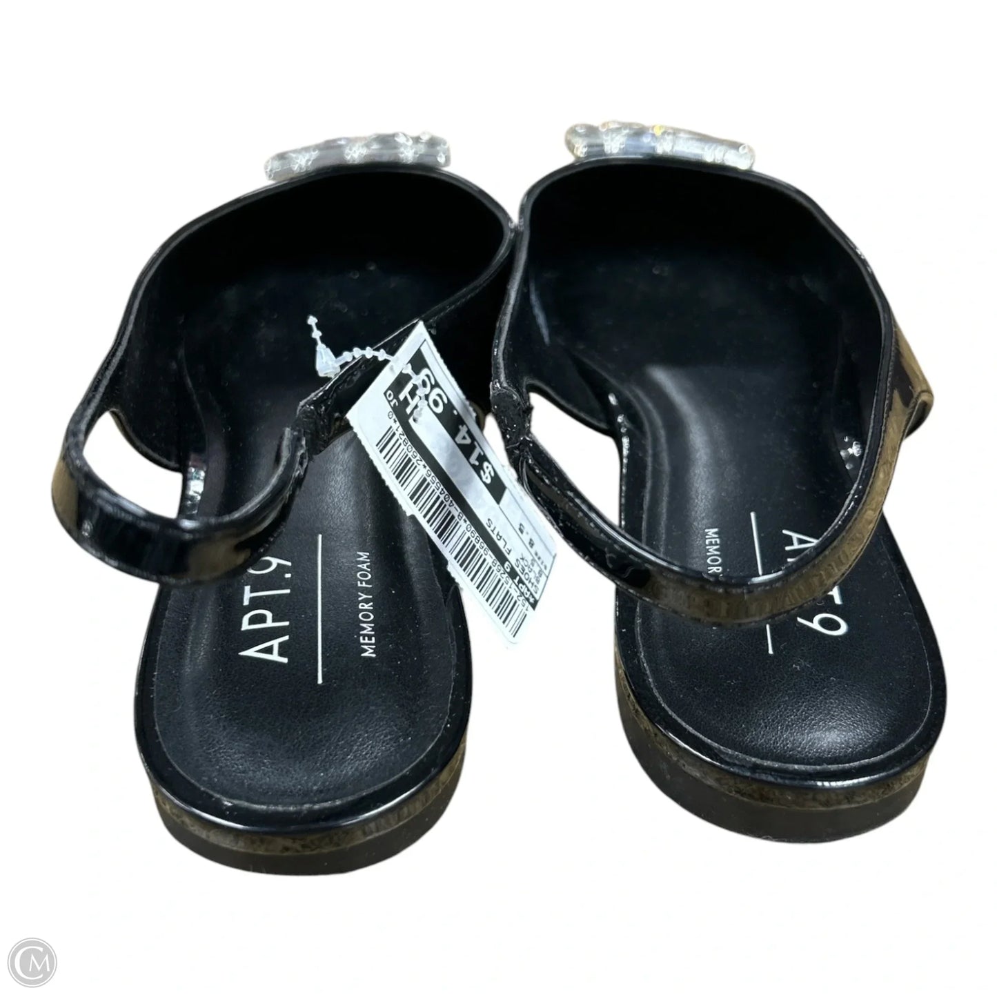 Shoes Flats By Apt 9 In Black, Size: 8.5