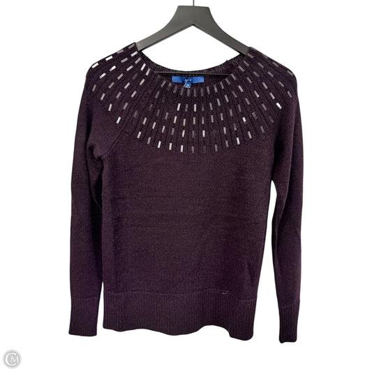 Sweater By Apt 9 In Purple, Size: Xs