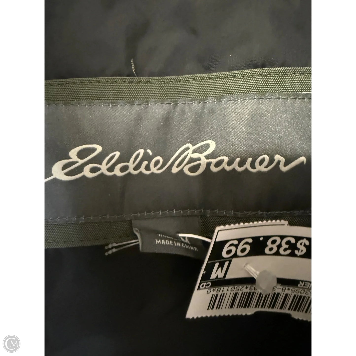 Coat Parka By Eddie Bauer In Green, Size: M