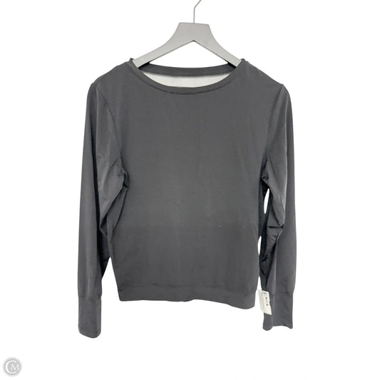 Athletic Top Long Sleeve Crewneck By Zyia In Black, Size: S