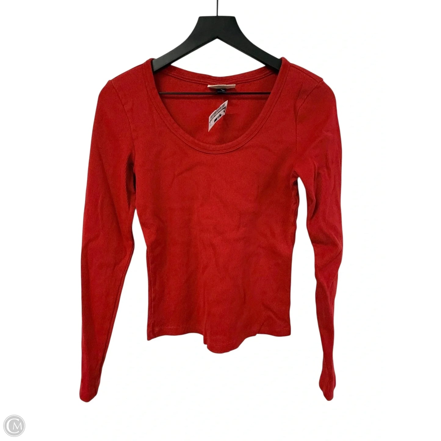 Top Long Sleeve By Universal Thread In Red, Size: M