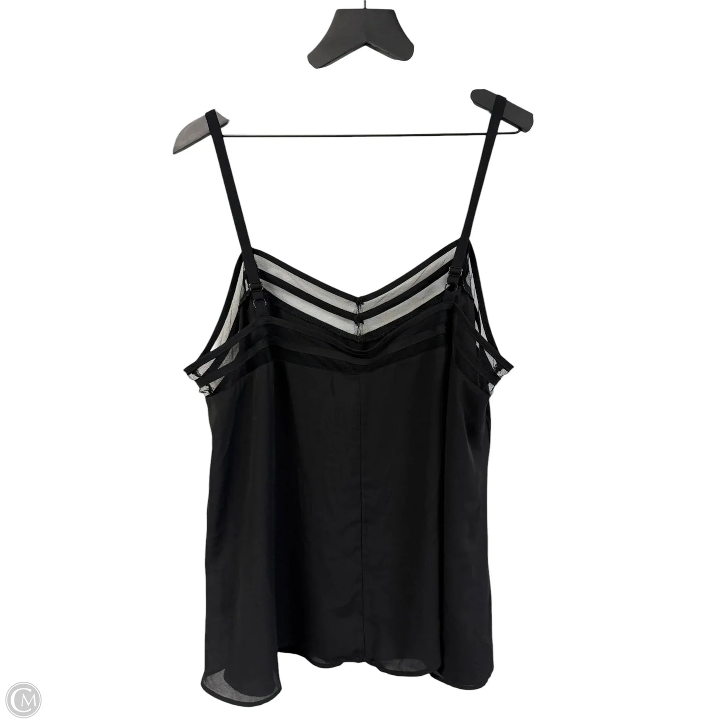 Top Sleeveless By Torrid In Black, Size: 1x