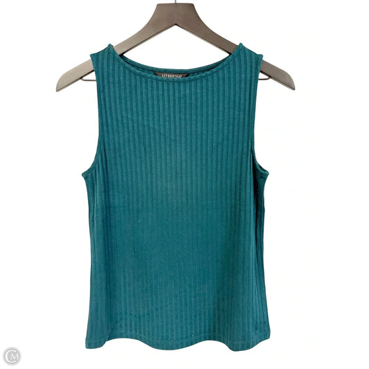 Top Sleeveless By Liverpool In Green, Size: Xs
