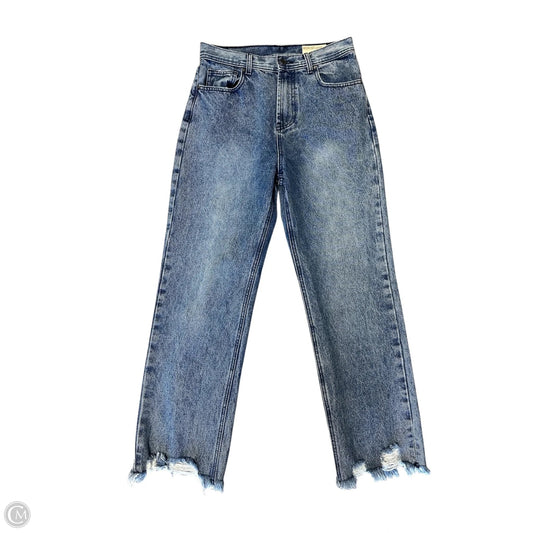 Jeans Wide Leg By Wishlist In Blue Denim, Size: M