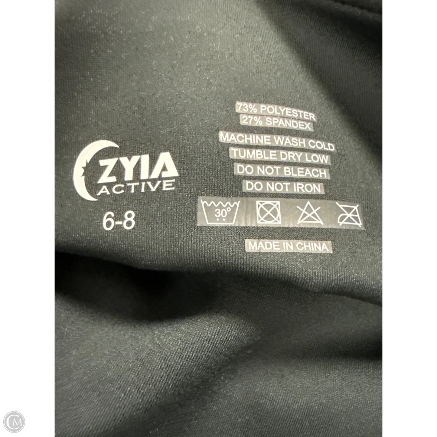Athletic Leggings By Zyia In Black, Size: S