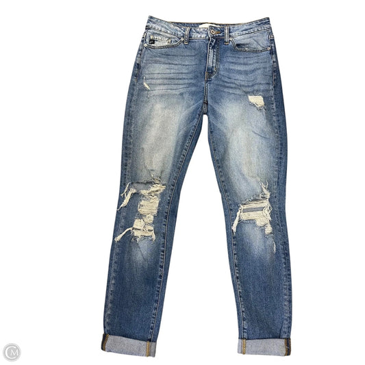 Jeans Skinny By Kancan In Blue Denim, Size: 0
