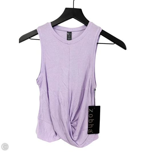 Athletic Tank Top By Zobha In Purple, Size: Xs