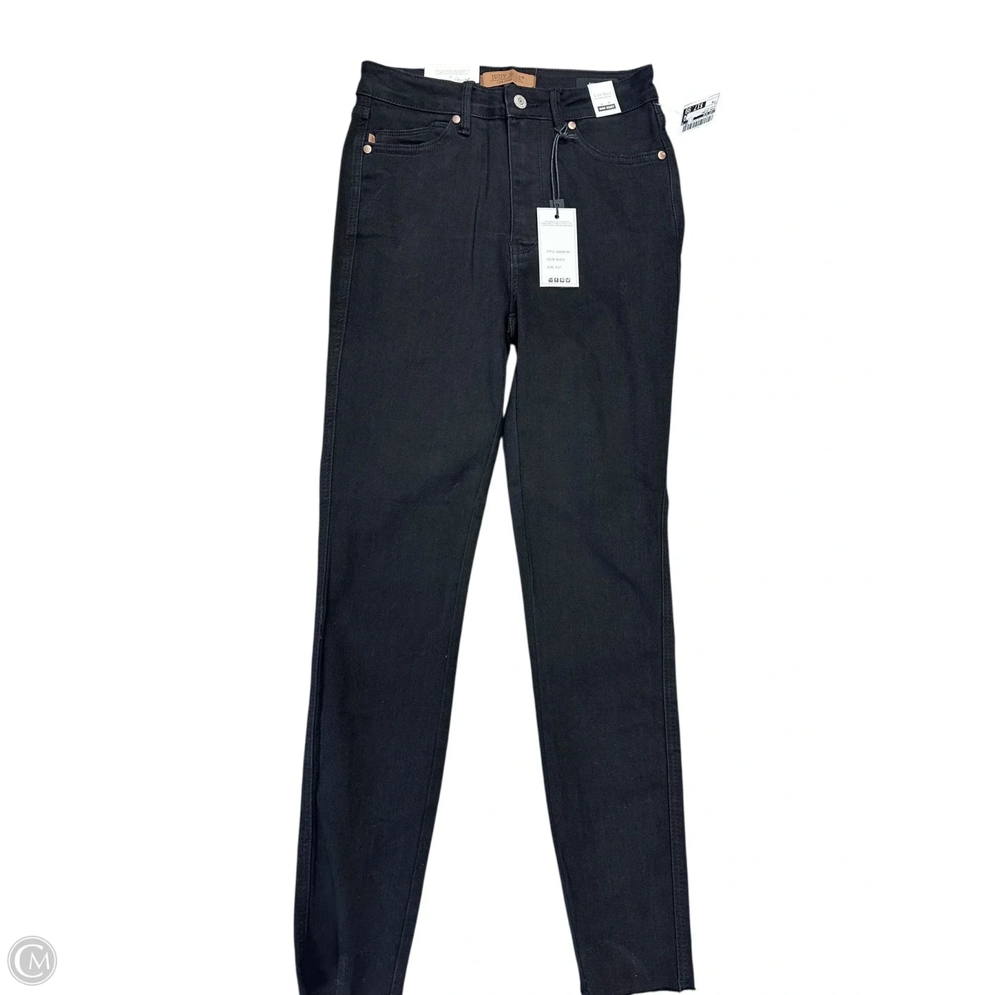 Jeans Skinny By Judy Blue In Black Denim, Size: 4