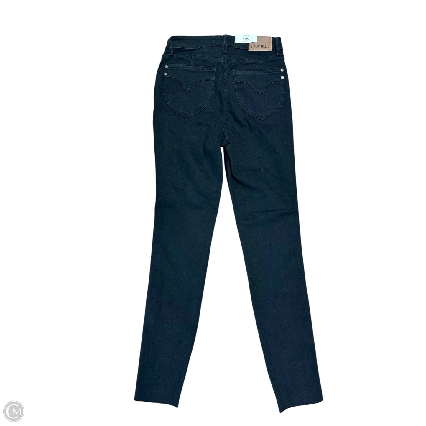 Jeans Skinny By Judy Blue In Black Denim, Size: 4