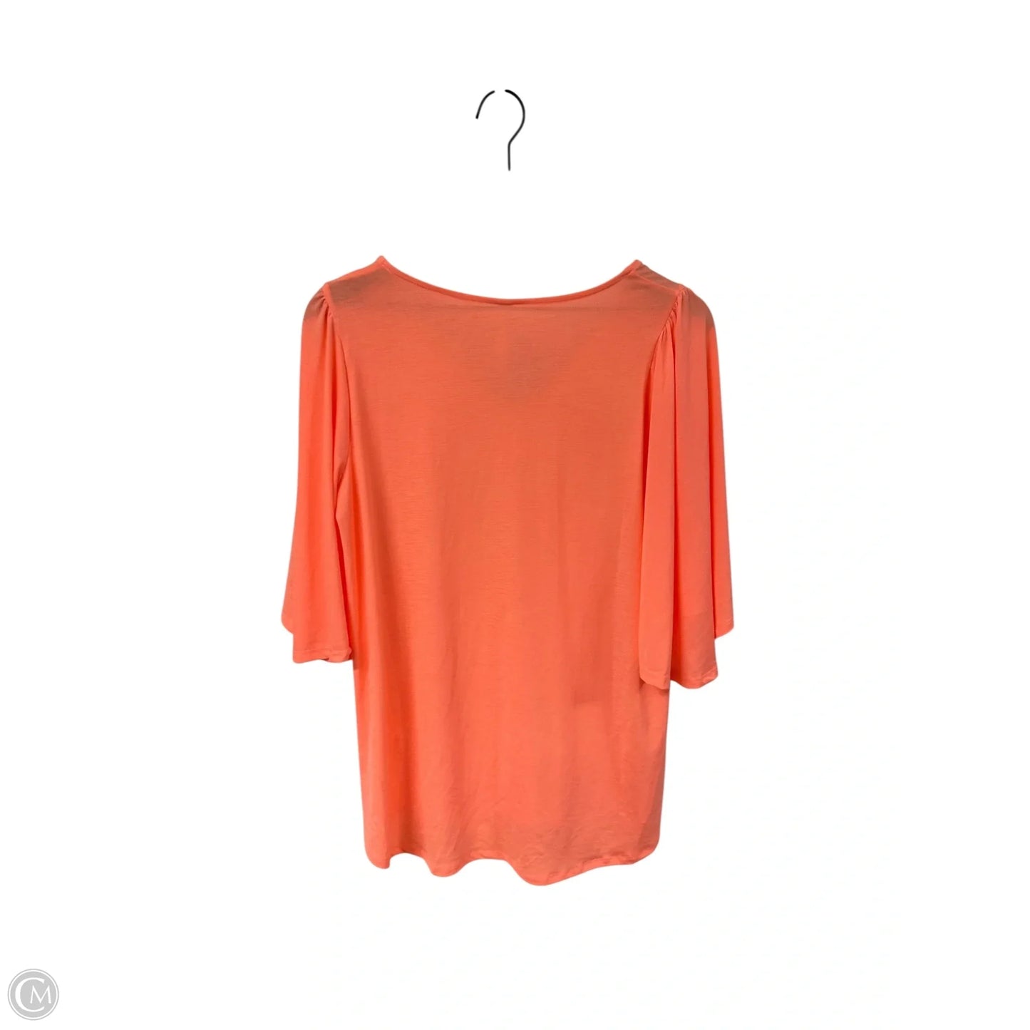 Top Short Sleeve By Clothes Mentor In Orange, Size: M