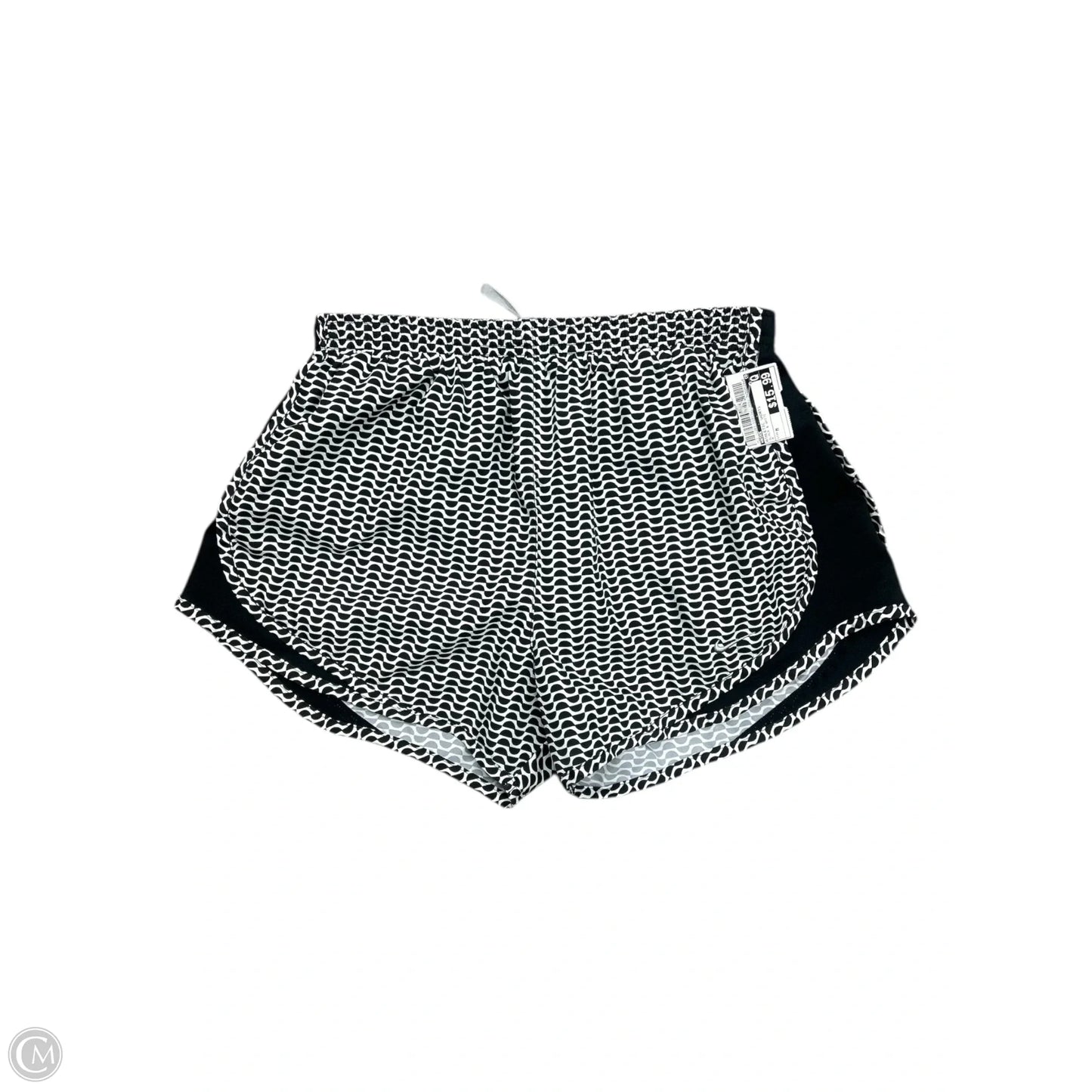 Athletic Shorts By Nike In Black & White, Size: M