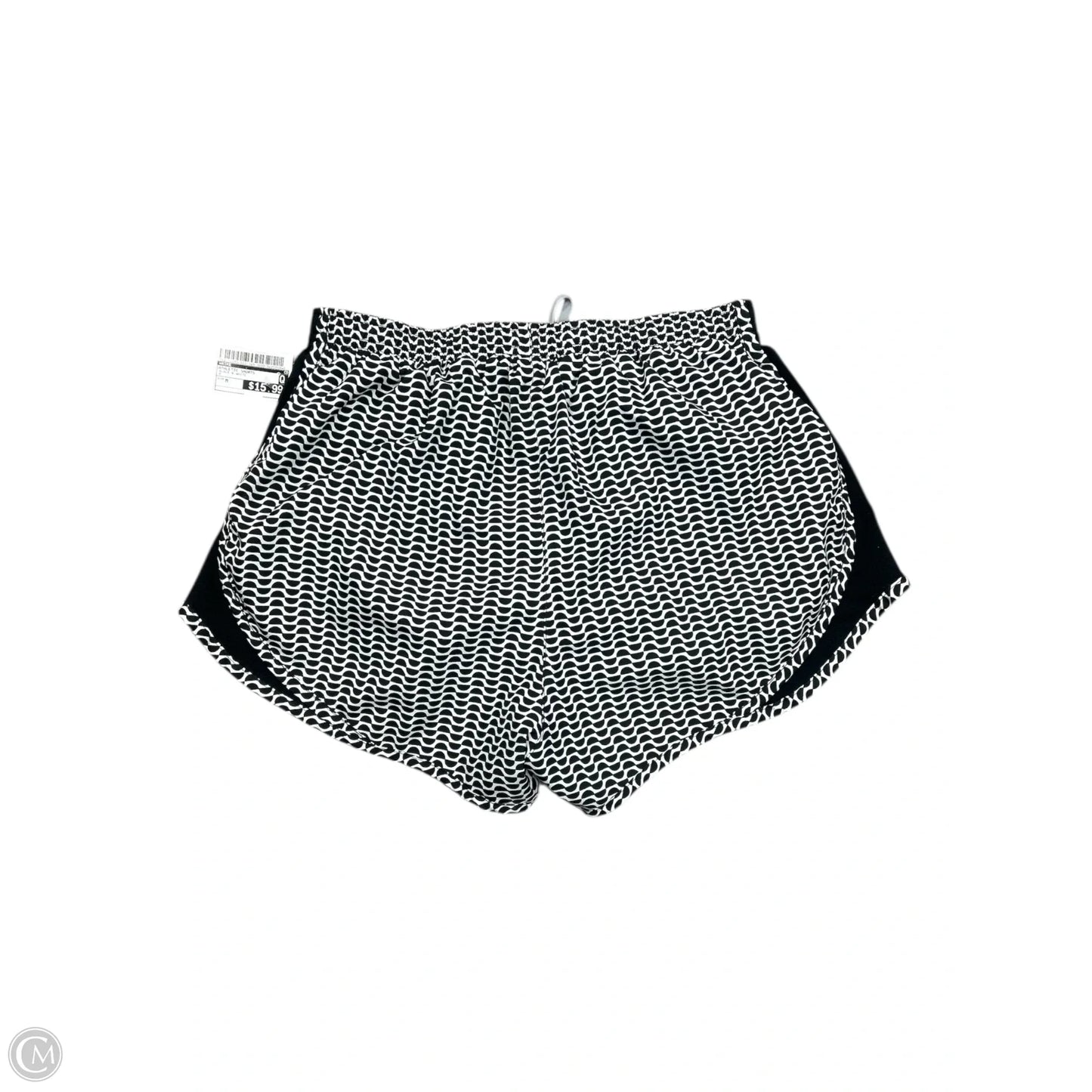 Athletic Shorts By Nike In Black & White, Size: M