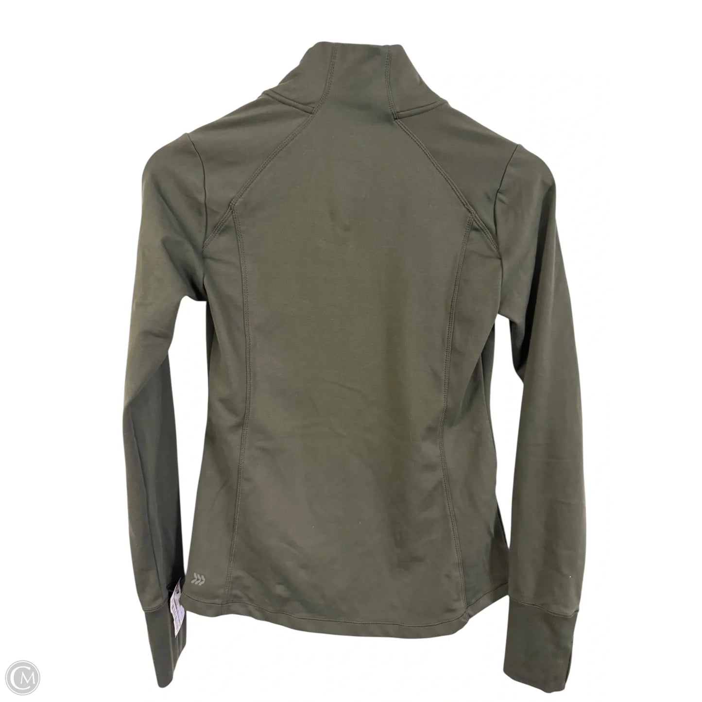 Athletic Top Long Sleeve Collar By All In Motion In Green, Size: Xs