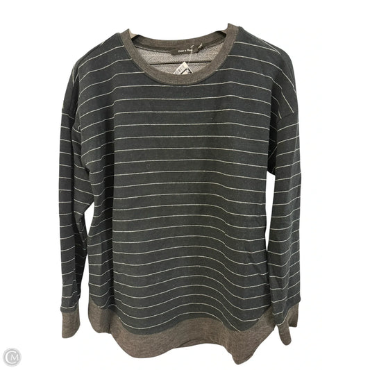 Sweatshirt Crewneck By Doe & Rae In Black, Size: S