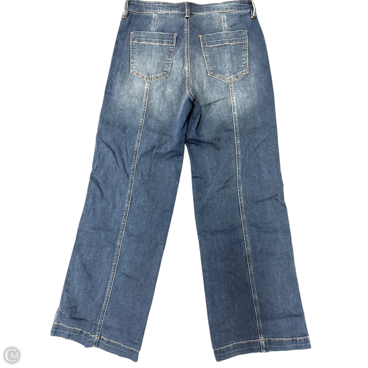 Jeans Wide Leg By Kut In Blue Denim, Size: 8