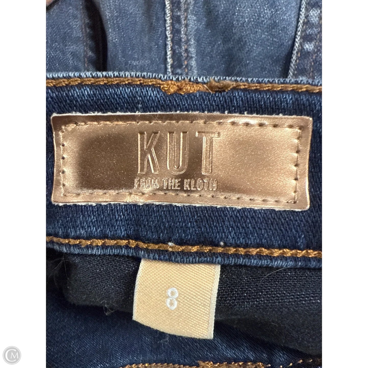Jeans Wide Leg By Kut In Blue Denim, Size: 8