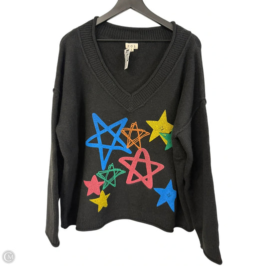 Sweater By Pol In Black, Size: L