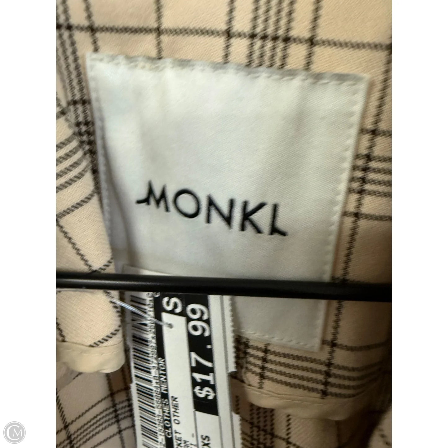 Jacket Other By Clothes Mentor In Cream, Size: Xxs