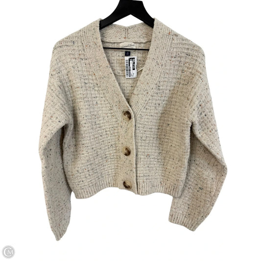 Sweater Cardigan By Universal Thread In Cream, Size: Xs