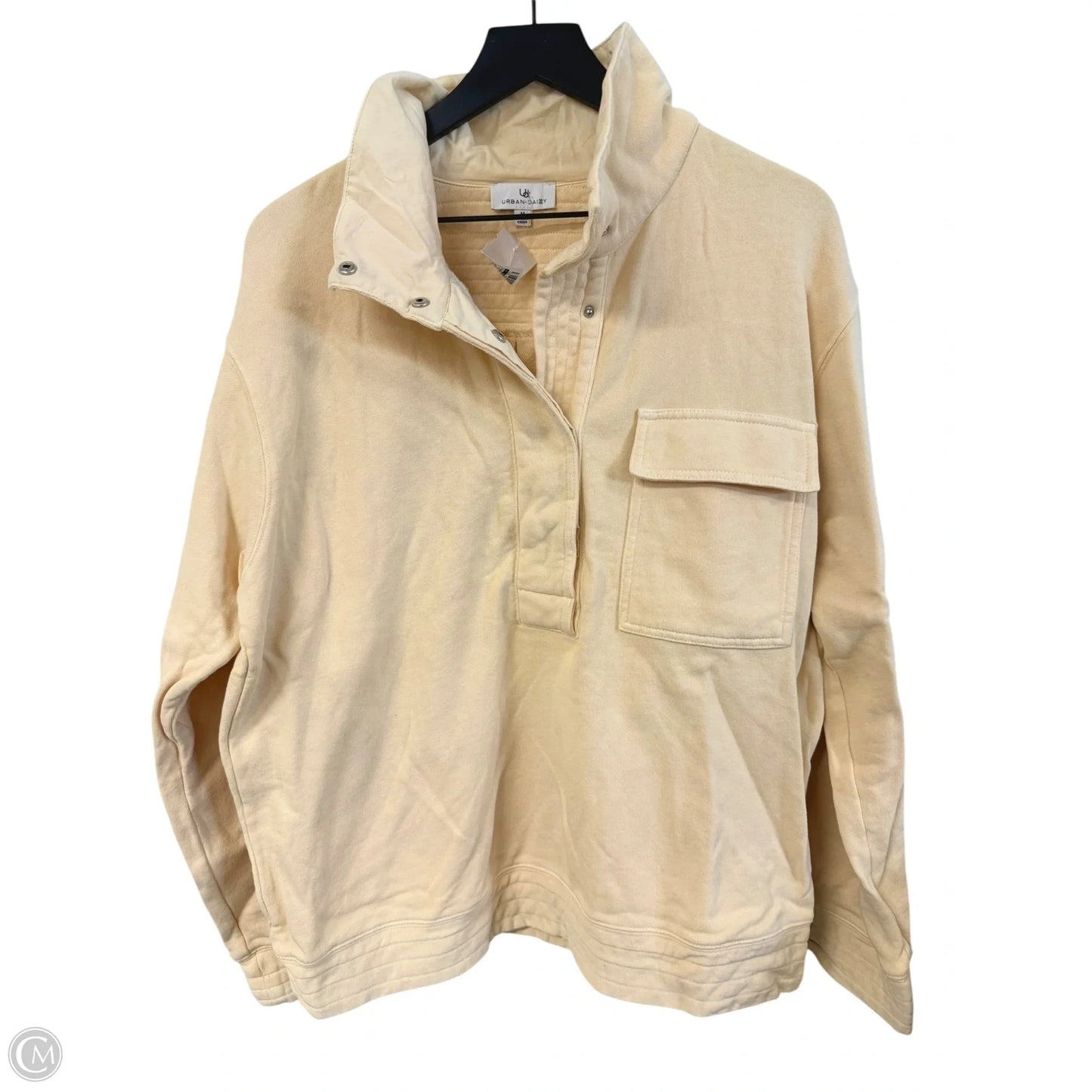 Sweatshirt Collar By Cmc In Yellow, Size: M