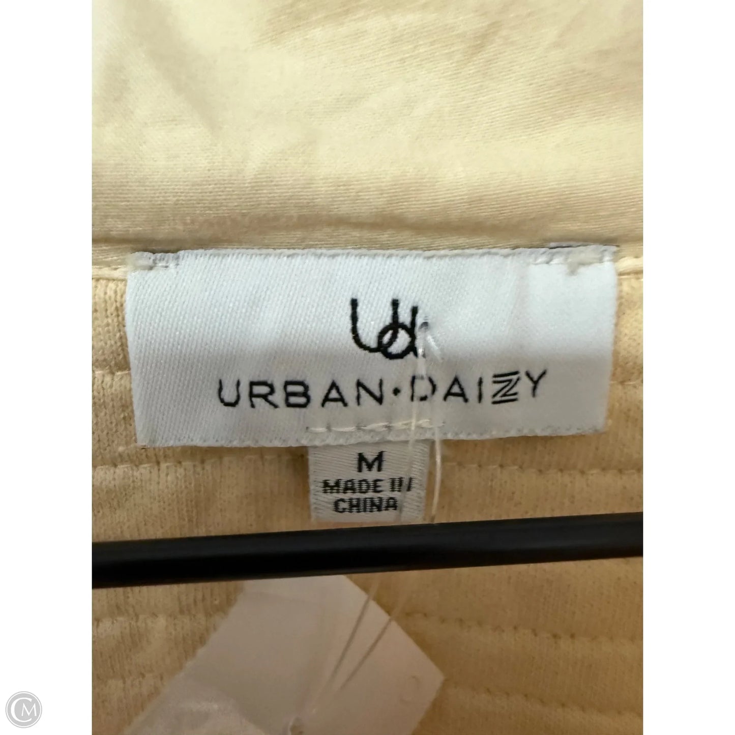 Sweatshirt Collar By Cmc In Yellow, Size: M