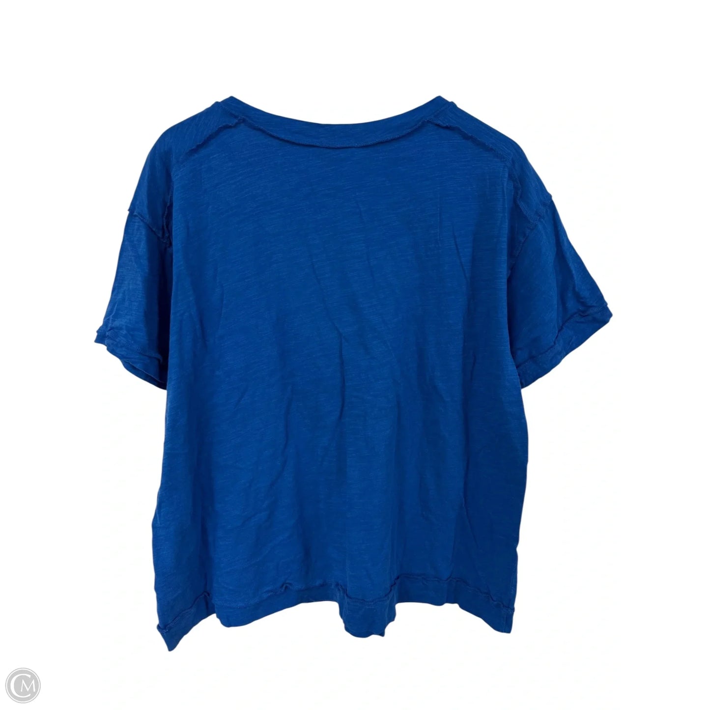 Top Short Sleeve By Andree By Unit In Blue, Size: Xl