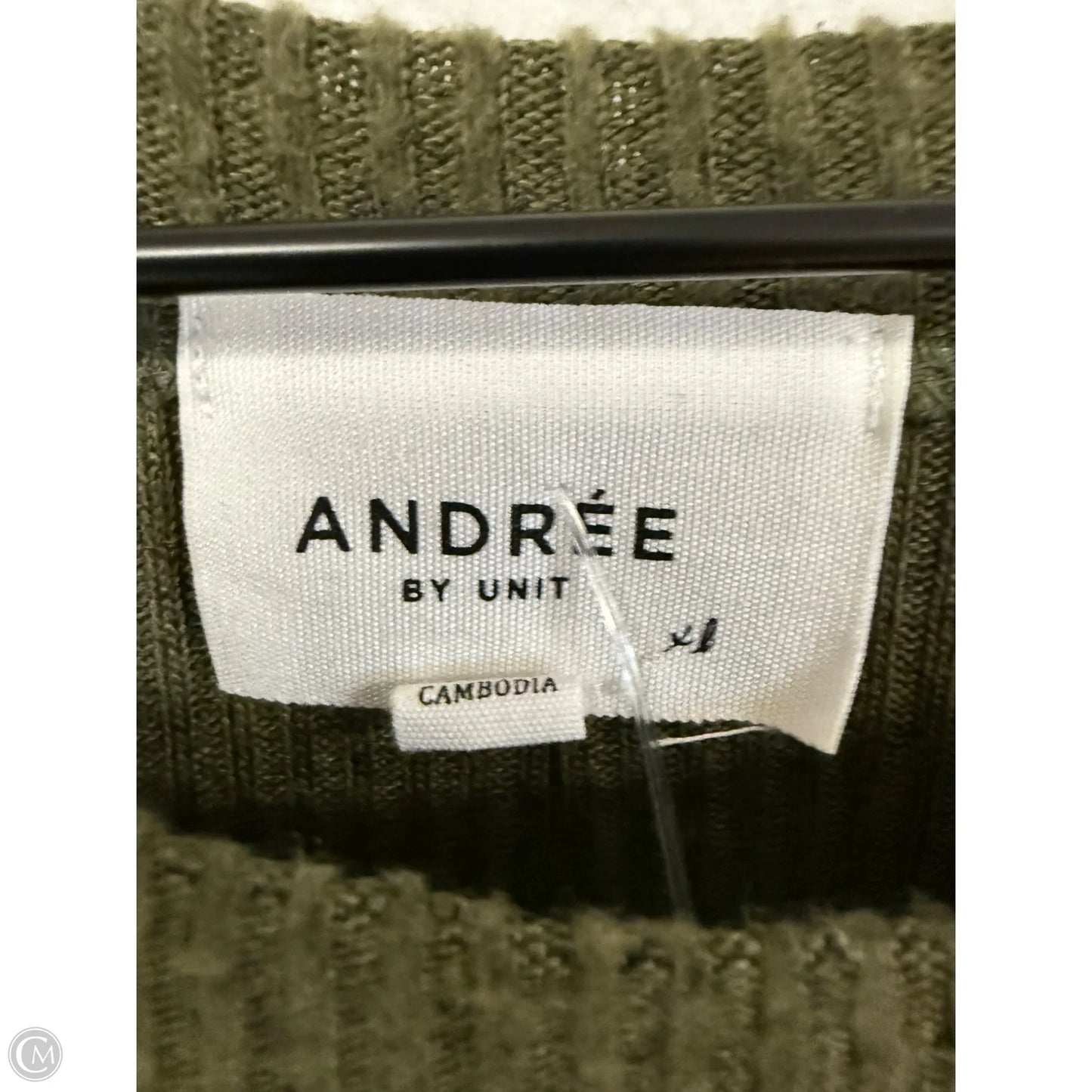 Top Long Sleeve By Andree By Unit In Green, Size: Xl
