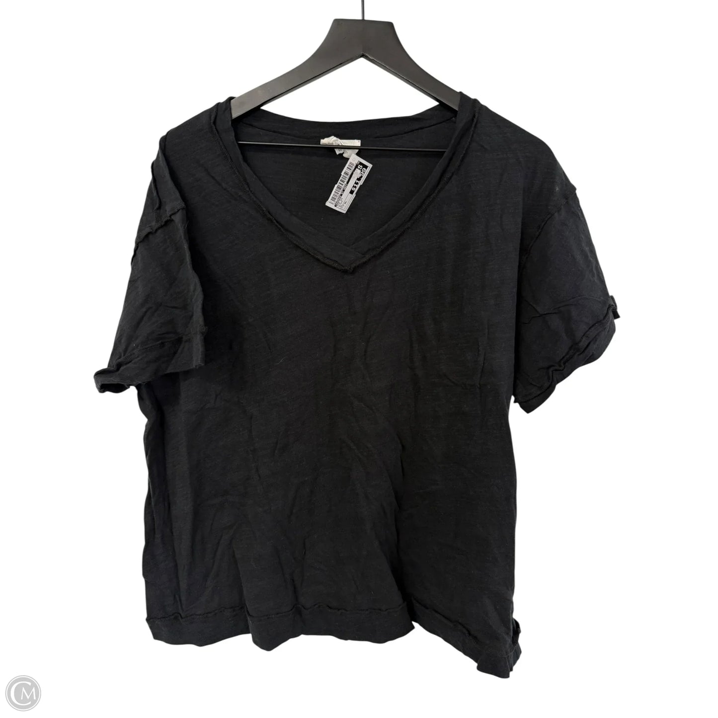 Top Short Sleeve By Andree By Unit In Black, Size: Xl