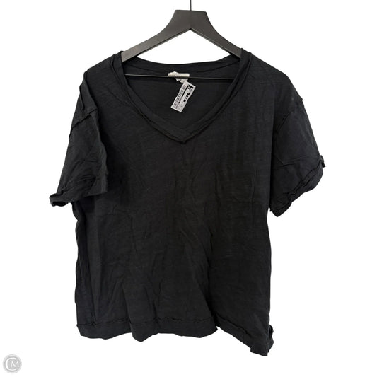 Top Short Sleeve By Andree By Unit In Black, Size: Xl