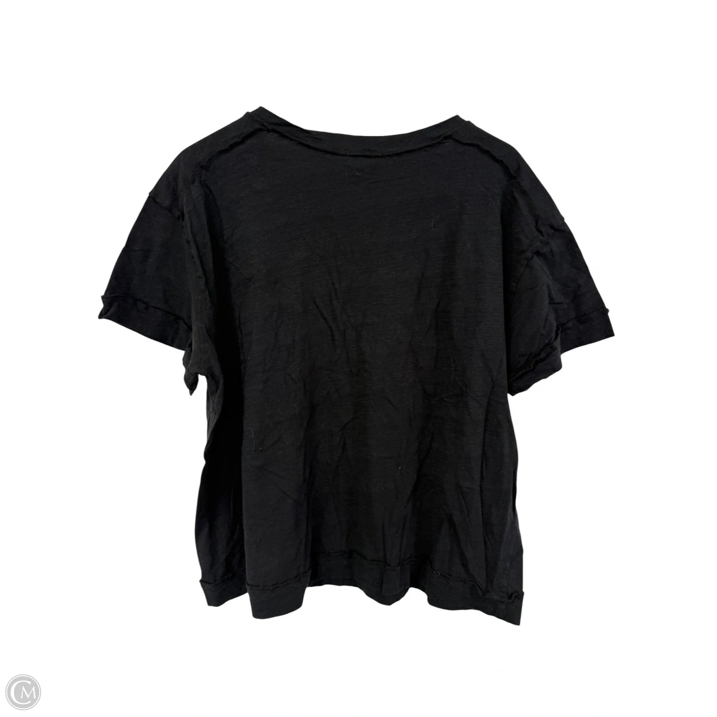 Top Short Sleeve By Andree By Unit In Black, Size: Xl