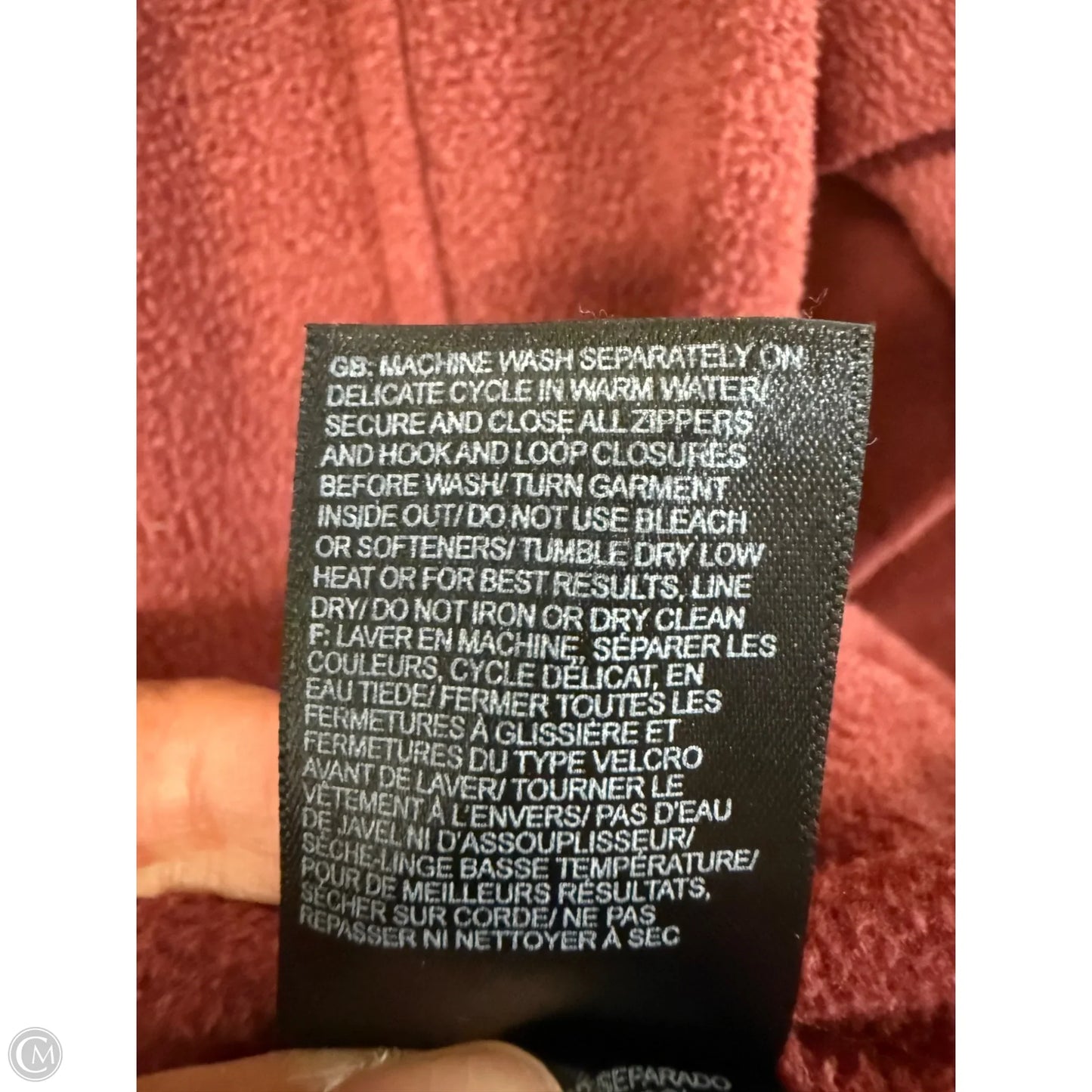 Sweatshirt Collar By The North Face In Red, Size: M