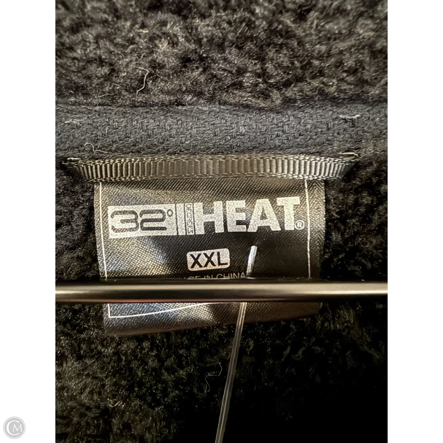 Jacket Faux Fur & Sherpa By Cme In Black, Size: Xxl