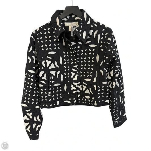 Jacket Other By Cmb In Black & Cream, Size: S