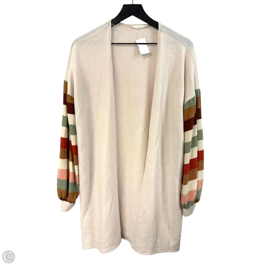 Cardigan By Entro In Tan, Size: L