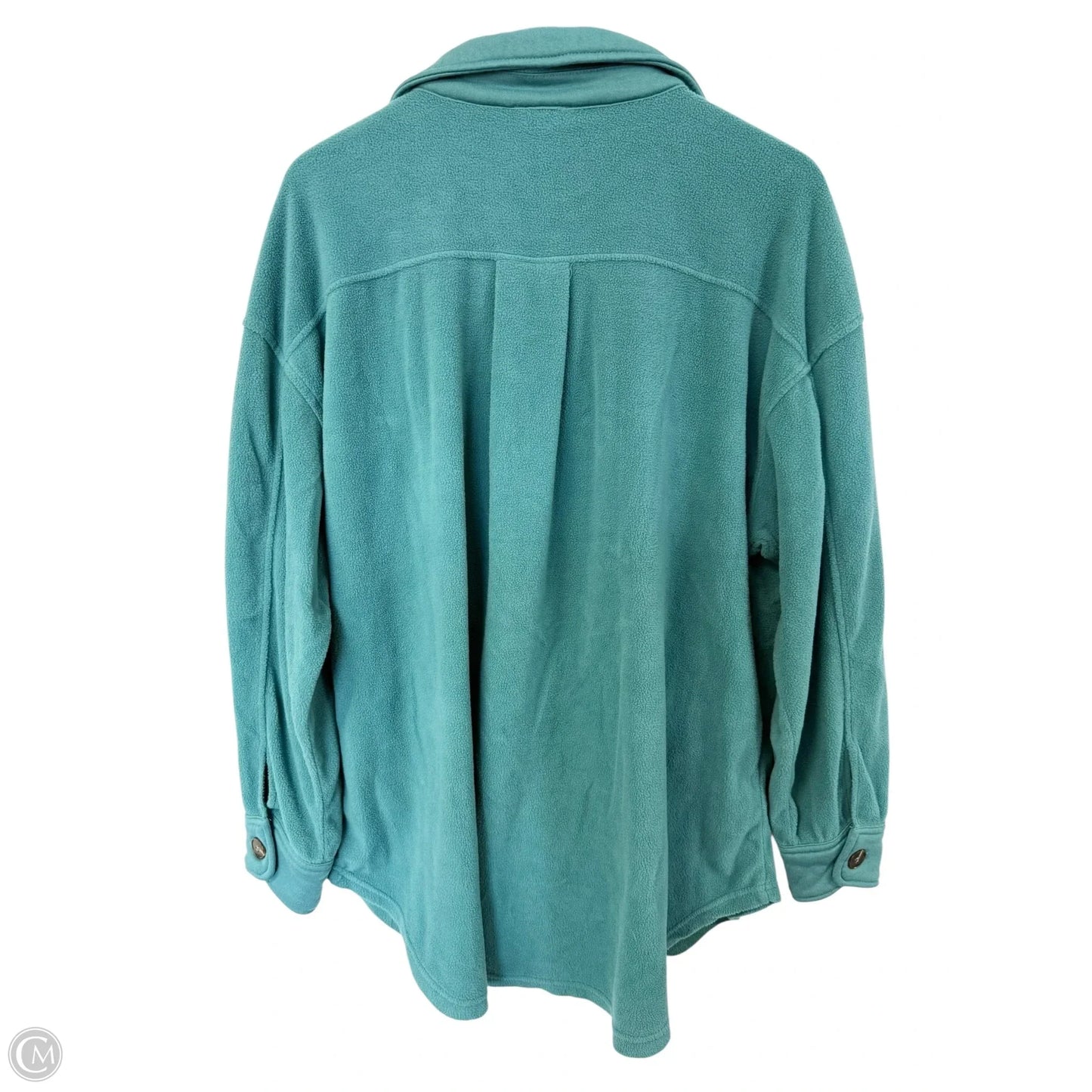 Jacket Shirt By La Miel In Aqua, Size: M