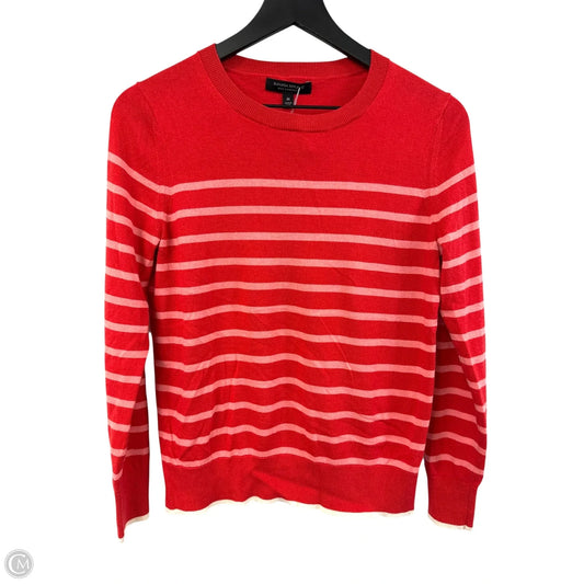 Sweater By Banana Republic In Pink & Red, Size: M