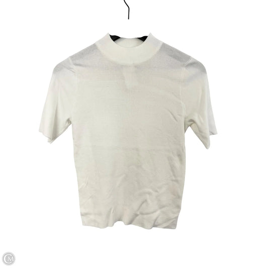 Top Short Sleeve By Cmc In White, Size: L