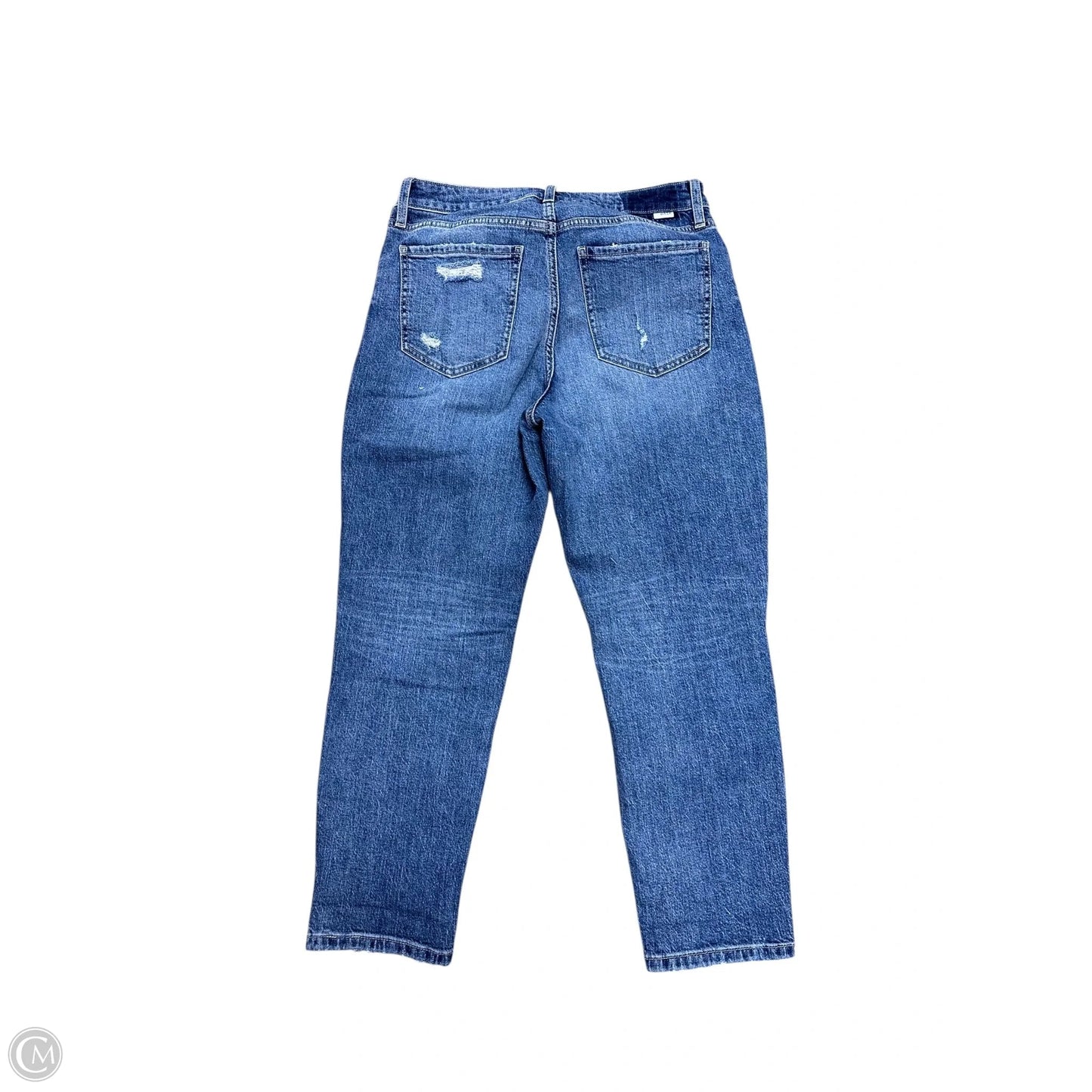 Jeans Straight By Daze Denim In Blue Denim, Size: 6