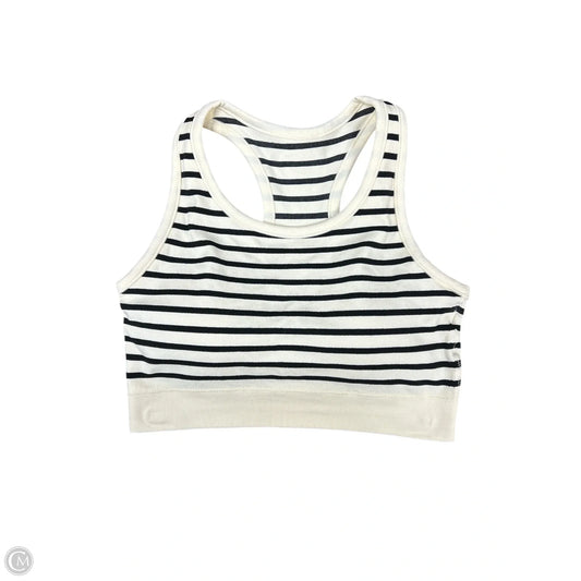 Athletic Bra By Zyia In Black & Cream, Size: L