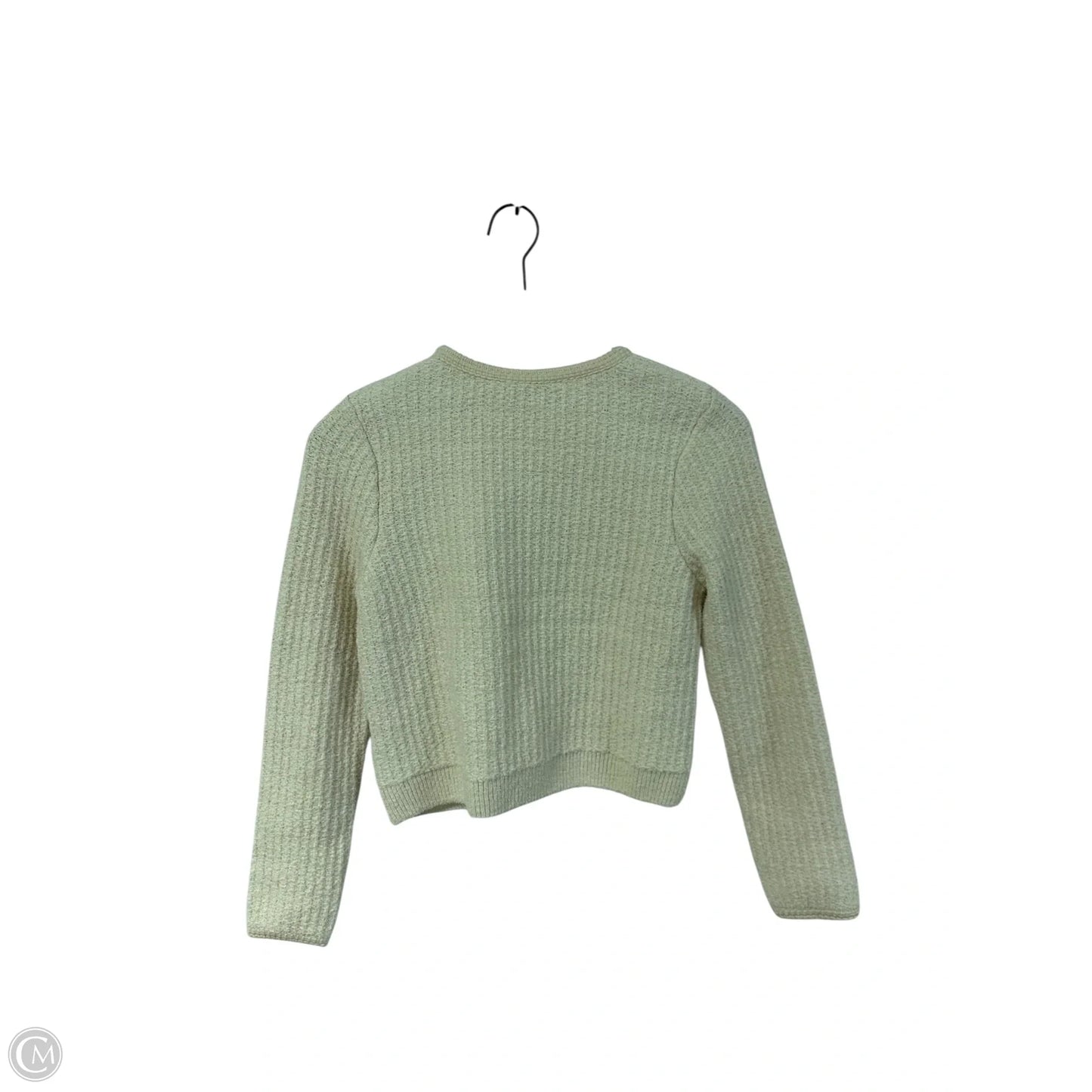 Sweater Cardigan By Zara In Cream, Size: S