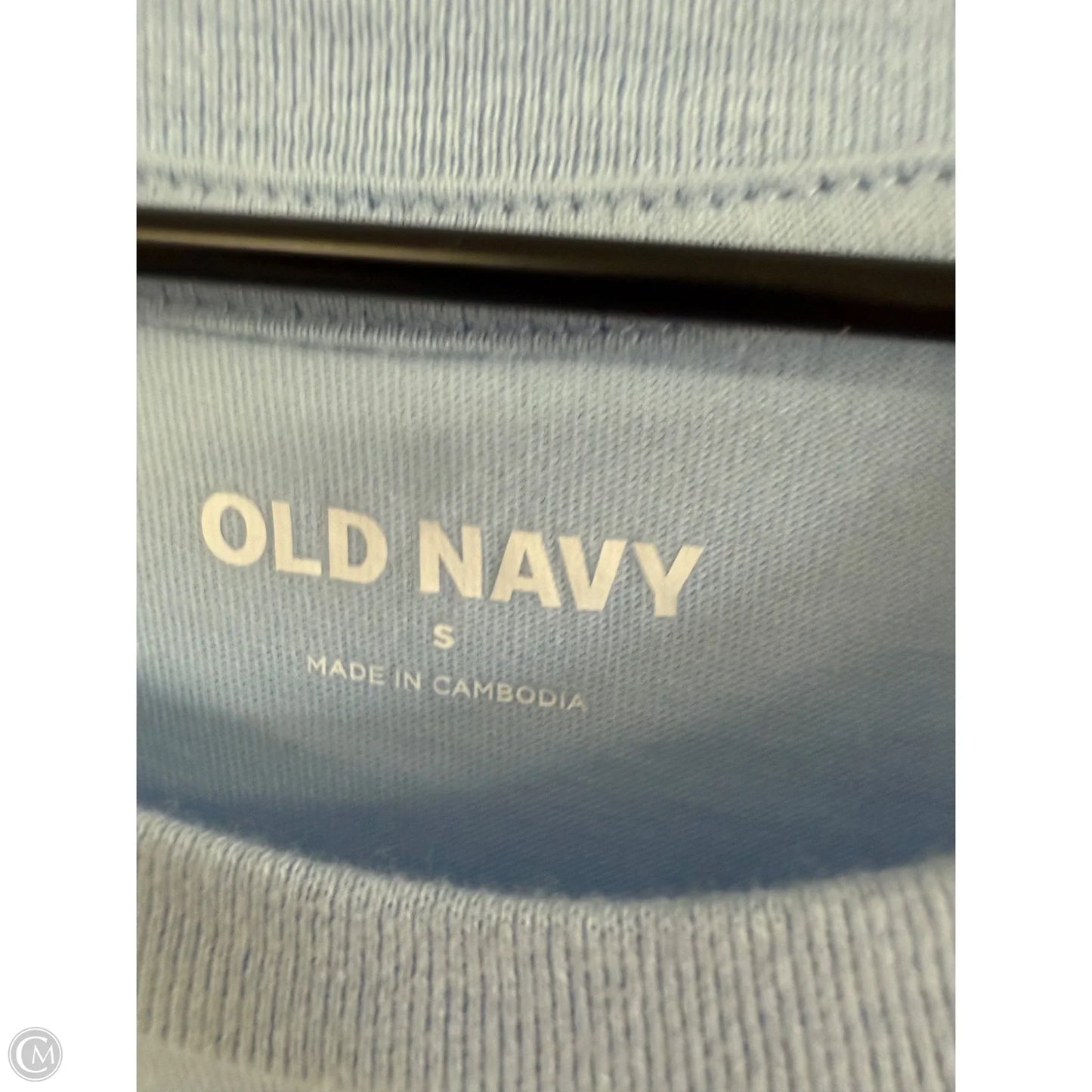 Top Short Sleeve By Old Navy In Blue, Size: S