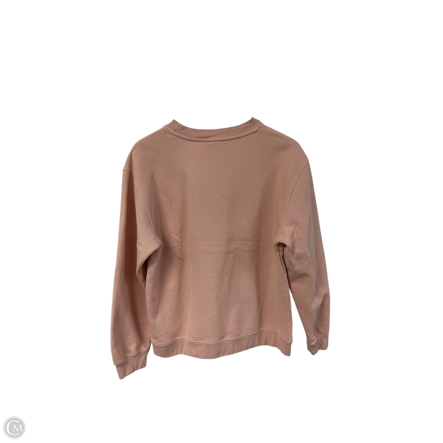 Sweatshirt Crewneck By Zara In Pink, Size: L