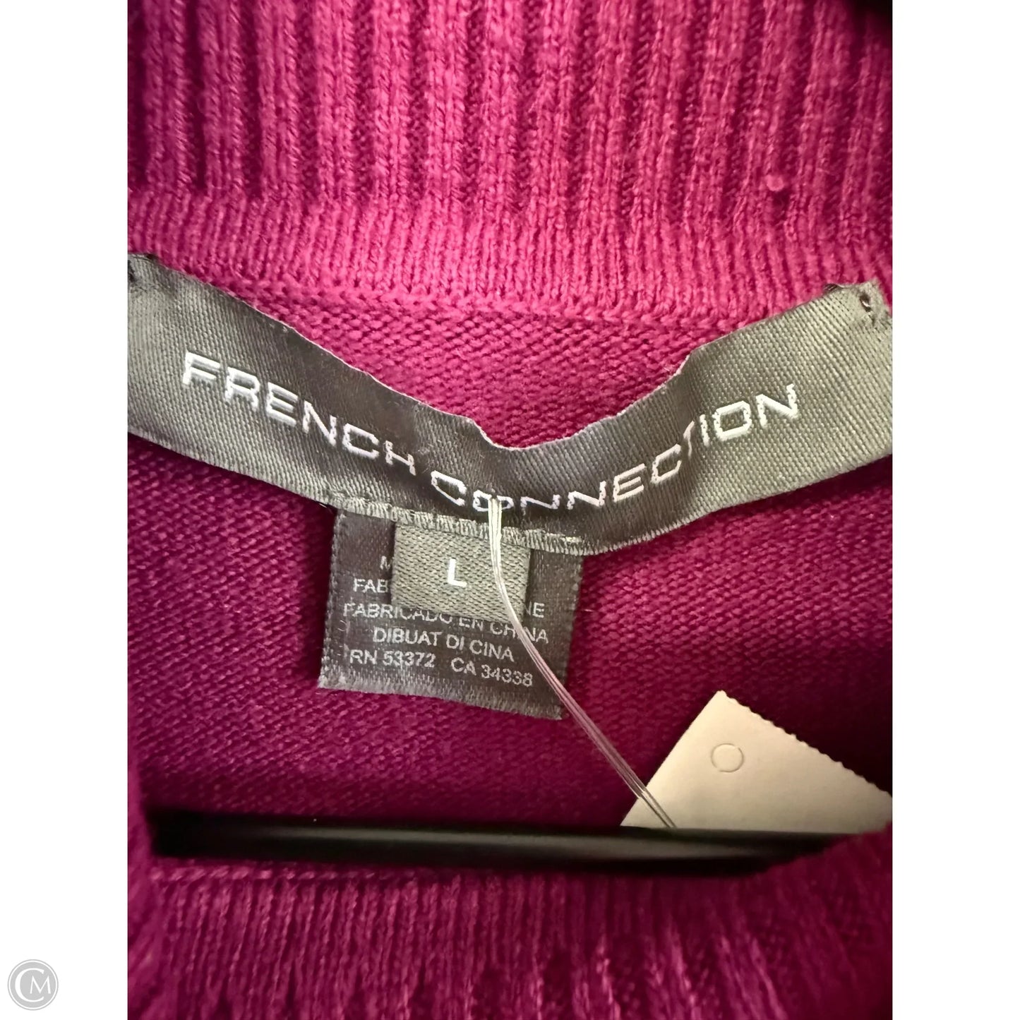 Sweater By French Connection In Purple, Size: L