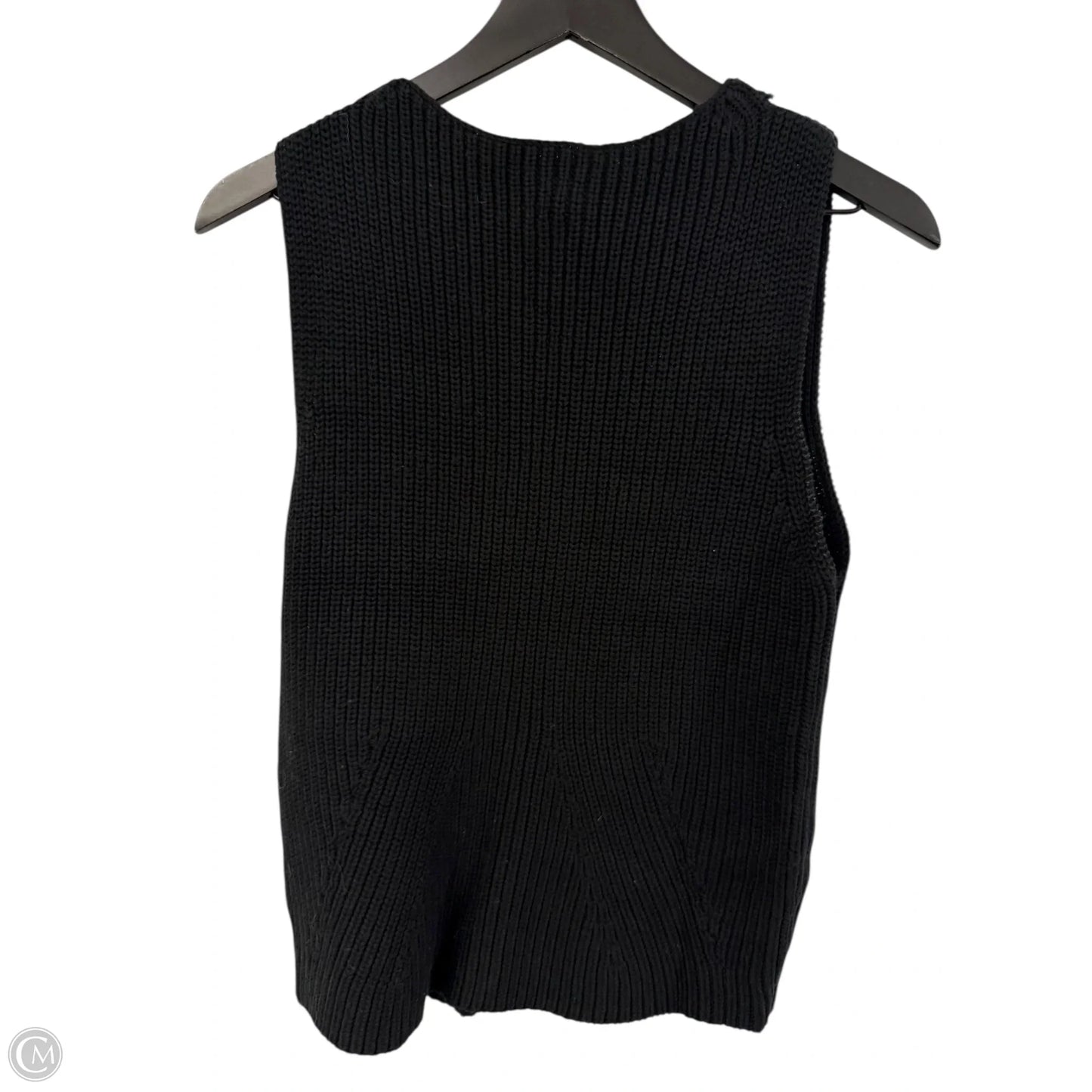 Vest Sweater By Philosophy In Black, Size: M